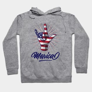 Love Merica Patriotic Independence Day Shirt 4th of July Hoodie